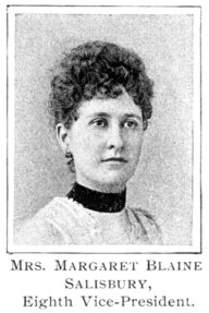 Mrs. Margaret Blaine Salisbury, Eighth Vice-President