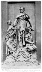 The Genius of Nevigation.—One of the Groups of Statuary Flanking the Main Arch of the Peristyle.  Bela L. Pratt of New York.