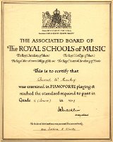 David Wallace Macky, Pianoforte IV, The Associated Board of The Royal Schools of Music, 1949