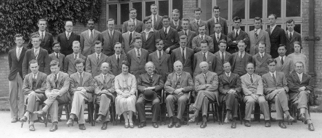 Wallace Armstrong Macky at Cavendish Research with Professor Lord Rutherford, 1931