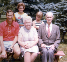Wallace Armstrong Macky with Mary, Peter, Cameron and Christopher