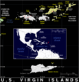 U.S. Virgin Islands Map