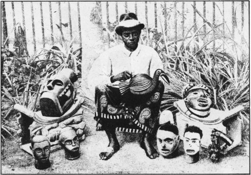 Native of the Duala District Practising His Trade