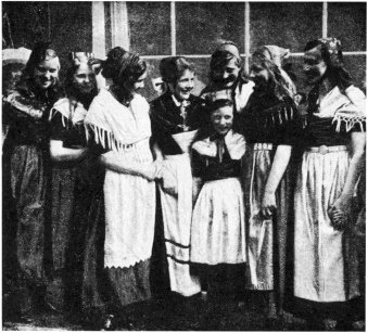 Girl Representatives of the Natives of a Danish Island