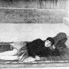 Well-To-Do Lady of Iran Taking an Afternoon Siesta