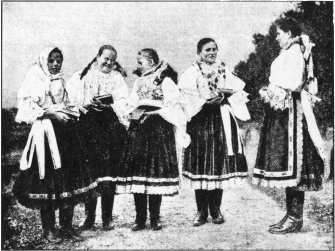 Conventional Bibs and Tuckers of Holy Days in Czechoslovakia