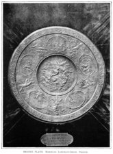 Bronze Plate.  Marcelle Lancelot-Croce.  France.