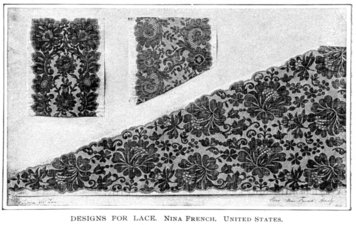 Designs for Lace.  Nina French.  United States.