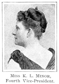Miss K. L. Minor, Fourth Vice-President