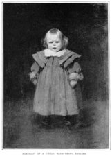 Portrait of a Child.  Alice Grant.  England.