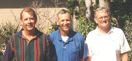 David Wallace Macky, Peter Wallace Macky, and Ian Wallace Macky in Bermuda