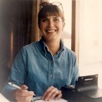 Kathleen Ann Macky at work, March 1970