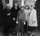 Louis & Fanny (Chevrolet) Frank, Kathleen, Margaret & Louise (Franck) Smith, 1951