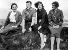 Marjorie Macky (right)