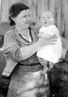 Mary MacLean Macky and David Wallace Macky (4 mo), 1936