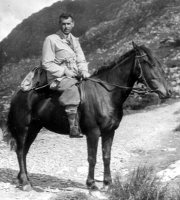 Wallace Armstrong Macky on horseback
