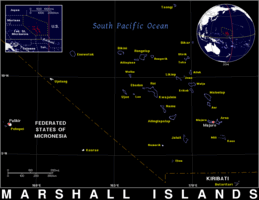 Free, public domain map of Marshall Islands