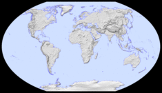 Winkel III world map