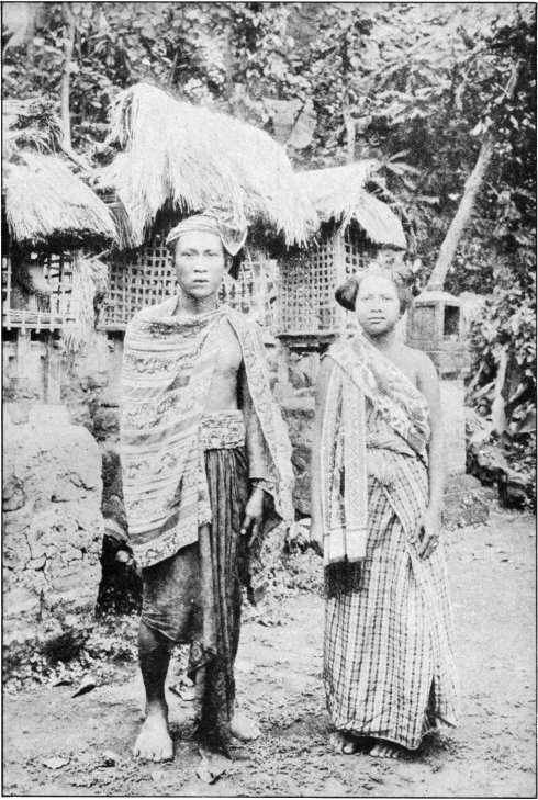 Man and Wife of a Balinese Village in the Dutch East Indies