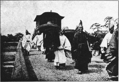 Imperial Chariot on a Tour of Visitation to Shinto Shrines