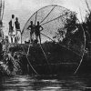 Native Method of Fish-Catching on a Nigerian River