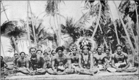 Sunshine Falls on Bride and Bridegroom in Samoa at the Outset of Their Married Life